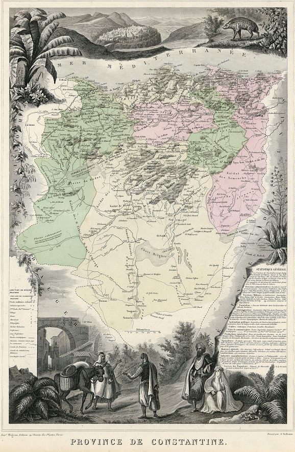 Africa, Algeria, Constantine Province, 1883
