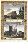 Cheshire, Beeston Castle & Nantwich Church, 1784