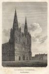 Staffordshire, Lichfield Cathedral, 1801