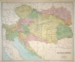 Austrian Empire, large map, 1867