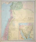 Syria (with Israel, Palestine, Lebanon, Jordan, Syria & Sinai), 1867