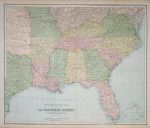 USA, Confederate and Border States, 1867