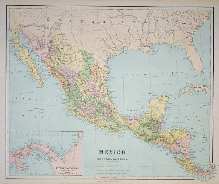 Mexico & Central America, 1867
