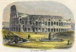 Italy, Rome, The Colosseum, 1870