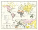 World Ethnographic map, 1850