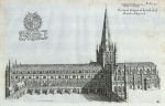 Norwich Cathedral, Daniel King, 1673 / 1718