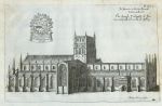 Yorkshire, Selby Abbey south prospect, Daniel King, 1673 / 1718