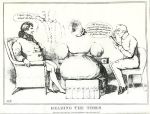 Reading the Times (Duke of Wellington & George IV), John Doyle, HB Sketches, 1829