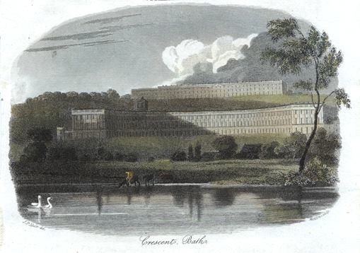Somerset, Bath Crescent, 1813