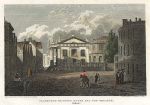 Oxford, Clarendon printing House & the Theatre, 1814