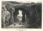 Wales, Tenby, Catherine's Cave, 1812