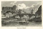 Wales, Brecknock Bridge & Castle, 1813