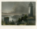 Turkey, Istanbul, Tower of Galata, 1840