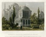 Turkey, Istanbul, Mausoleum of Solyman the Magnificent and Roxalana, 1840