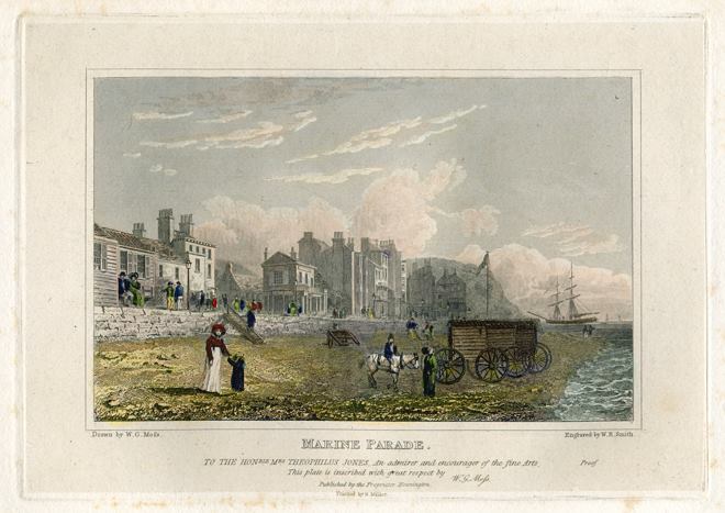 Sussex, Hastings, Marine Parade, 1824
