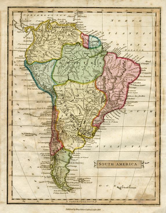South America, 1823