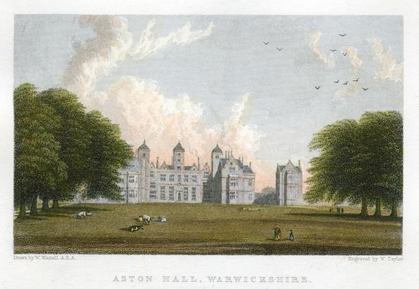 Warwickshire, Aston Hall, 1830