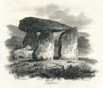 Devon, Cromlech at Drewsteighton, 1803