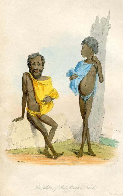 Australia, natives of King Georges Sound, 1855