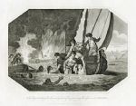 Sir Roger Curtis saving Spanish sailors at Gibraltar, in 1782, published 1808