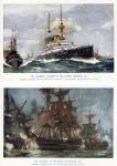 Naval, The 'Majestic', new and old, 1901