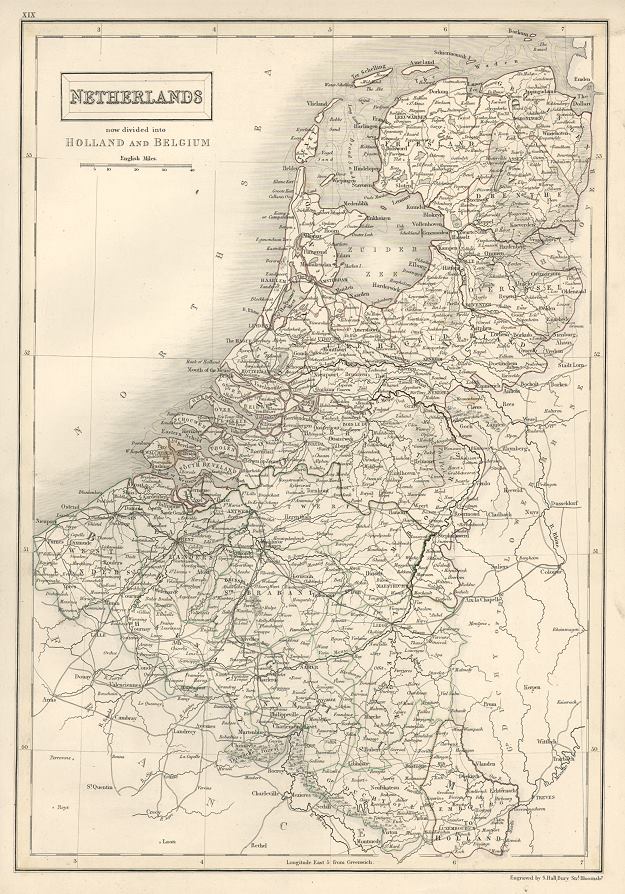 Netherlands (divided into Holland & Belgium), 1846