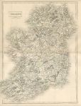 Ireland, (large map), 1846