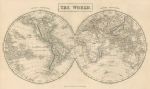 World in Hemispheres, 1846