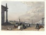 Russia, St. Petersburg, Admiralty Square, 1836