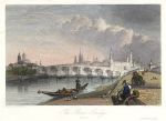 Russia, Moscow, The Stone Bridge, 1836