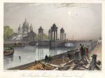 Russia, St.Petersburg, The Troitskoi Church on the Fontanka Canal, 1836
