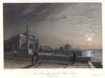 Russia, St.Petersburg, Admiralty from the Palace Quay, 1836