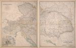 Austrian Empire (large map on 2 sheets), 1861
