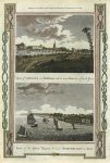 Middlesex - Chelsea & River Thames near Northfleet in Kent, 1784