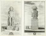 Egypt, Statue of Menmon at Thebes, 1740