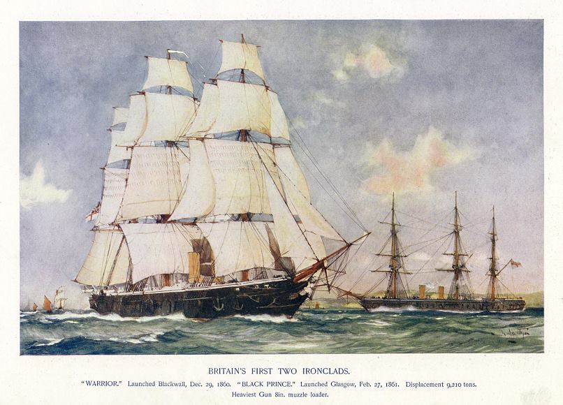 Naval, Britains first two Ironclads, 1901
