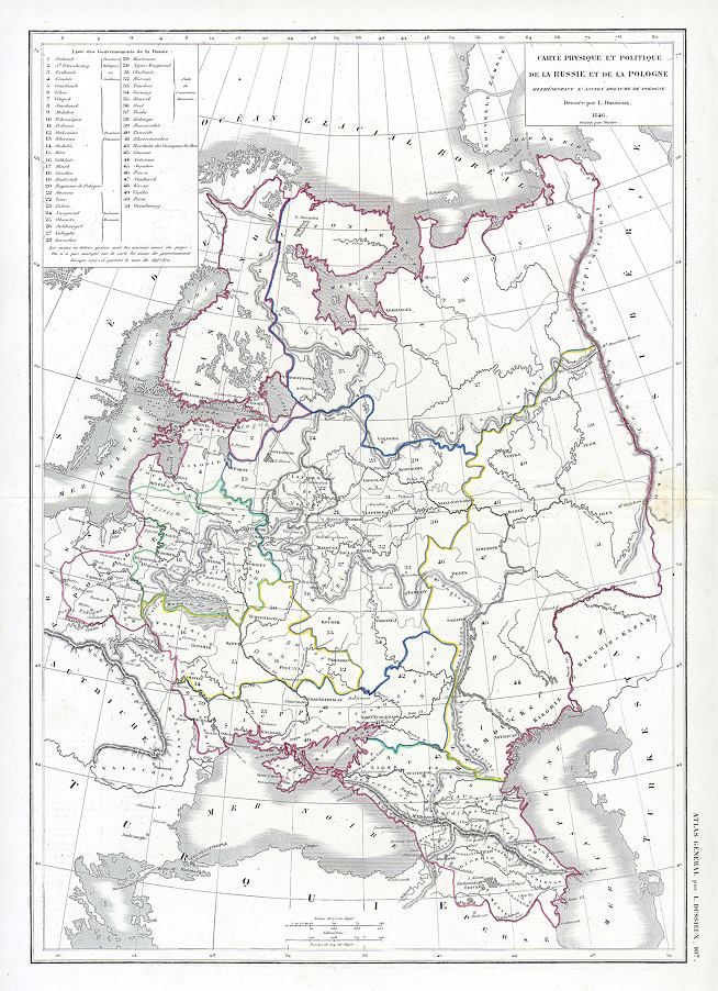 Russia in Europe & Poland, 1860