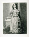 'Princess Mary, daughter of Charles I', etching after Vandyck, 1876