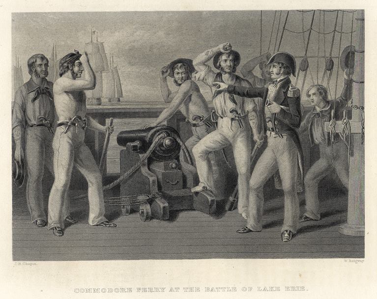 Commodore Perry at the Battle of Lake Erie (1813), 1878