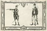 An American General and Rifle-Man, published 1783