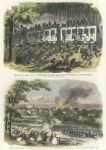 USA, Civil War, Train derailment & Re-Occupation of Jackson by Confederates, 1863