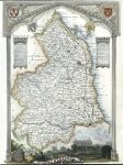 Northumberland, Moule map, 1850
