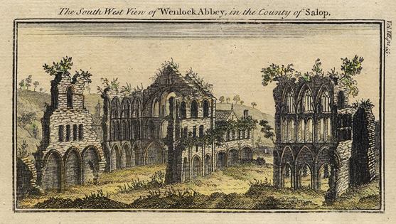 Shropshire, Wenlock Abbey, 1760