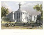 USA, Philadelphia, Exchange and Girards Bank, 1840
