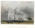 USA, The Capitol, Washington, 1840