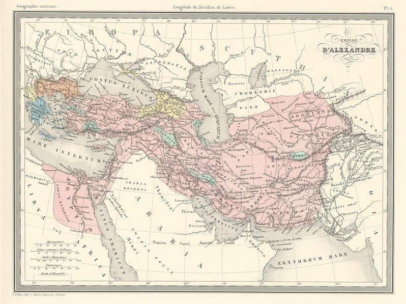 Empire of Alexander the Great, 1860