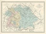 Germany, Bavaria, Wurtemburg & Bade, 1860