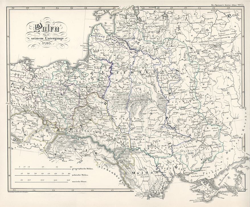 Poland, up to 1795, published 1846