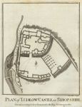 Shropshire, Plan of Ludlow Castle, 1786