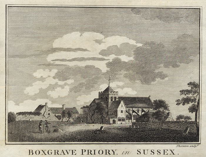 Sussex, Boxgrove Priory, 1786